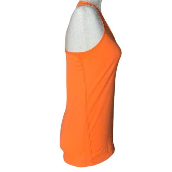 ADIDAS Embellished Orange Tank Top Size Small - Picture 3 of 8
